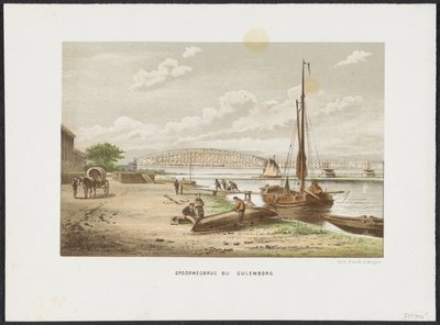 Pont ferroviaire de Culemborg, 1868 - Anonymous