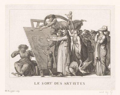 Artiste se cachant des réactions de son public (Le Sort des Artistes) - Anonymous