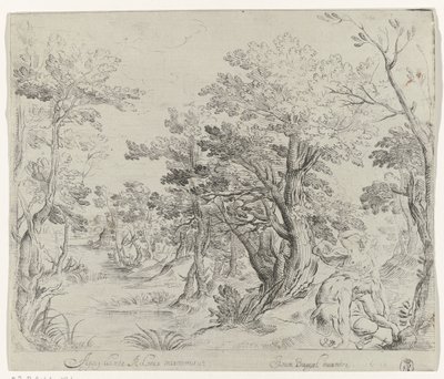 Paysage avec Vénus pleurant la mort d