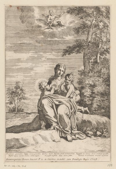 Latone avec Diane et Apollon à Délos - Anonymous