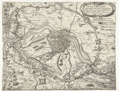 Siège de Maastricht par Frédéric-Henri, 1632 - Anonymous