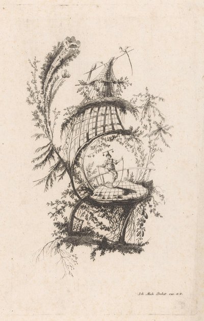 Homme avec une corde à sauter - Anonymous