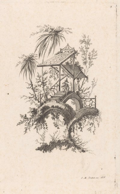 Homme sur un escalier - Anonymous