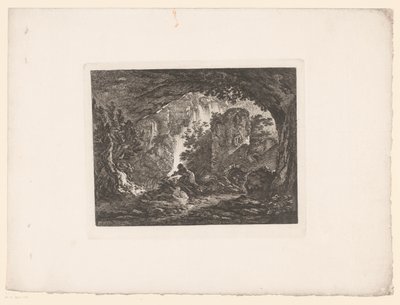 Homme fuyant un serpent - Anonymous