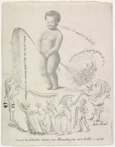 Manneken Pis fait des feux d
