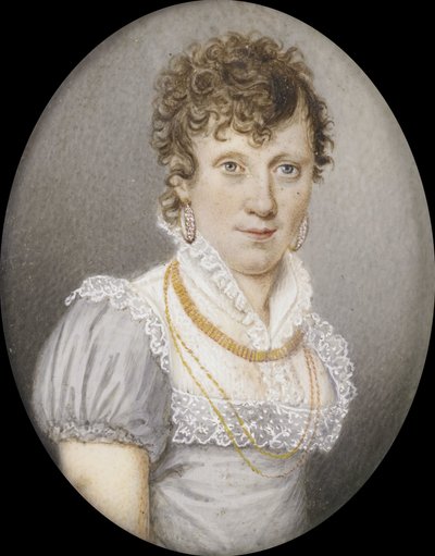 Maria Elisabeth Schreiber (1765-1822). Épouse de Georg Albrecht Diederichs - Anonymous