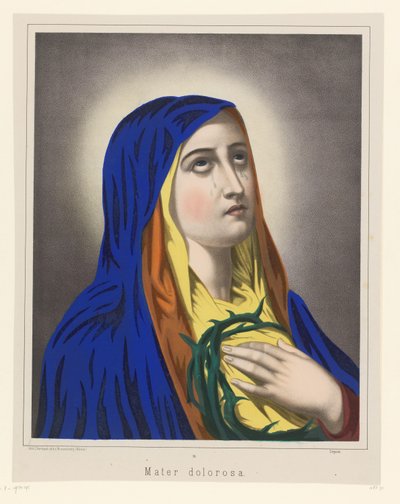 Marie en tant que Mater Dolorosa (Mater dolorosa) - Anonymous