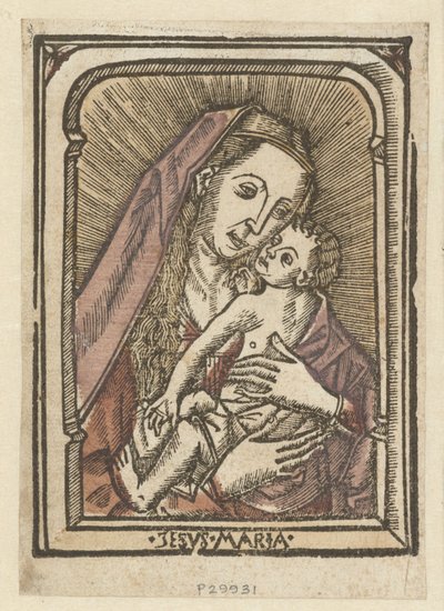 Marie avec enfant - Anonymous