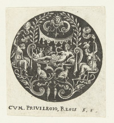 Médaillon avec Léda - Anonymous