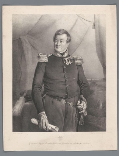 Muller. Général Major, Commandant en chef de Gorichem et des forteresses subordonnées - Anonymous