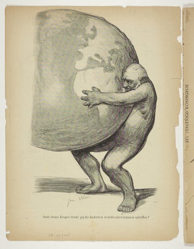 Paul Kruger nu tenant le monde - Anonymous