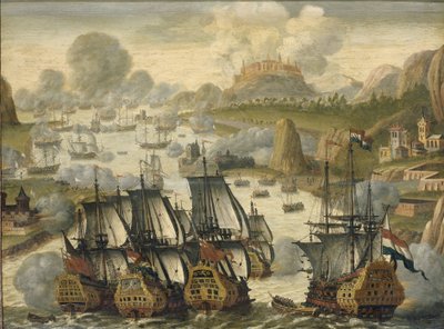 Bataille Navale de la Baie de Vigo, 23 Octobre 1702. Épisode de la Guerre de Succession d