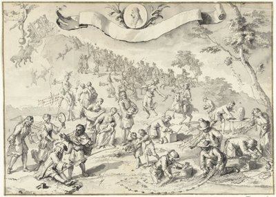 Esquisse pour la gravure L