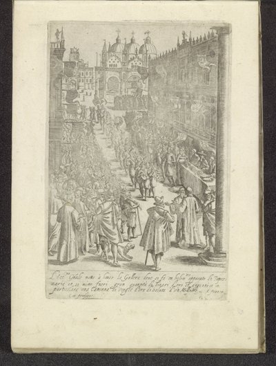 Défilé sur la place Saint-Marc à Venise - Anonymous
