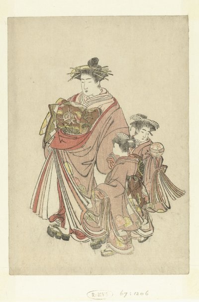 Courtisane en parade - Anonymous