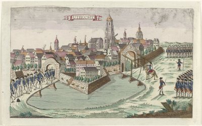 Les Patriotes quittent Utrecht, 1787 - Anonymous