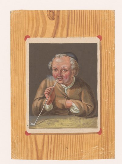 Homme fumant la pipe - Anonymous