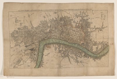 Plan de Londres, 1761 - Anonymous