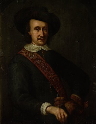 Portrait de Cornelis van der Lijn, gouverneur général des Indes orientales néerlandaises - Anonymous