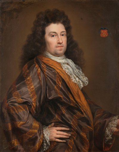 Portrait de François Leydecker (1650-1718). Délégué à la Cour des comptes pour la Zélande - Anonymous
