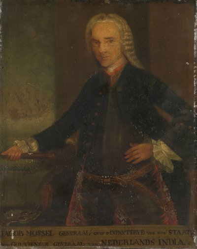 Portrait de Jacob Mossel, gouverneur général de la Compagnie néerlandaise des Indes orientales - Anonymous