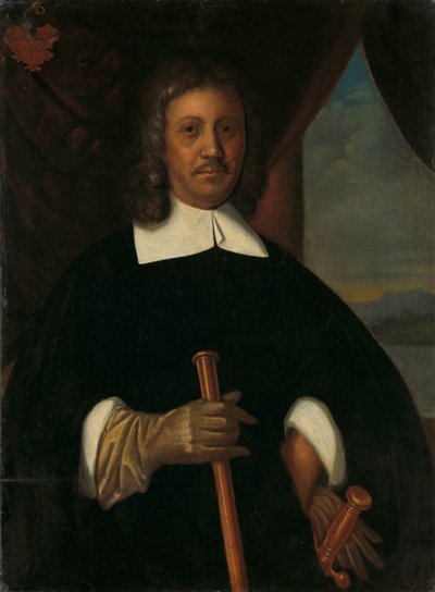 Portrait de Jan van Riebeeck (1619-77). Commandant du Cap de Bonne-Espérance et de Malacca et secrétaire du Haut Gouvernement de Batavia - Anonymous