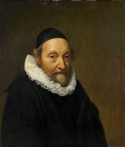 Portrait de Johannes Wtenbogaert (1557-1644) - Anonymous