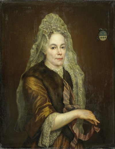 Portrait de Petronella Kettingh (1632-1707), épouse de Diederik van Hogendorp - Anonymous