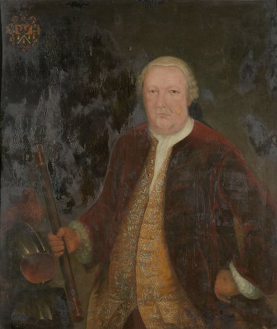 Portrait de Petrus Albertus van der Parra, Gouverneur Général de la Compagnie Néerlandaise des Indes Orientales - Anonymous