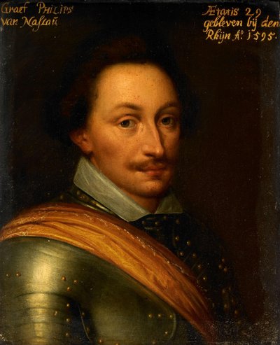 Portrait de Philippe, comte de Nassau, gouverneur de la ville de Nimègue - Anonymous