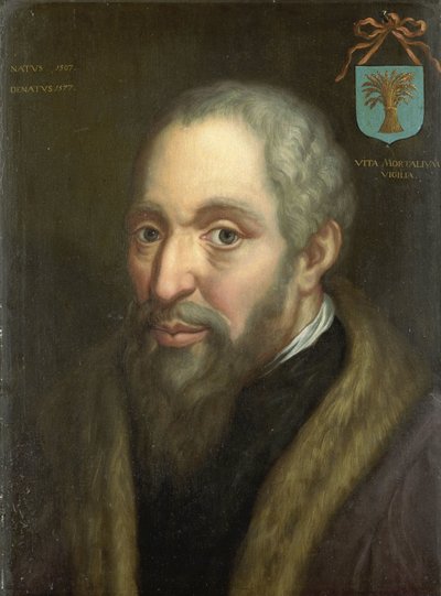 Portrait de Viglius ab Zuichemus, juriste frison, président du Conseil privé et membre du Conseil d