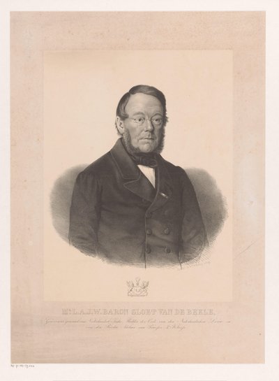 Portrait de Ludolph Anne Jan Wilt Sloet van de Beele - Anonymous