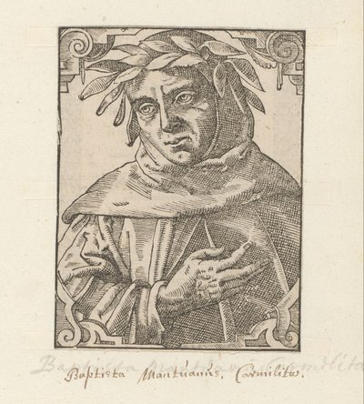 Portrait de Baptista Mantuanus - Anonymous