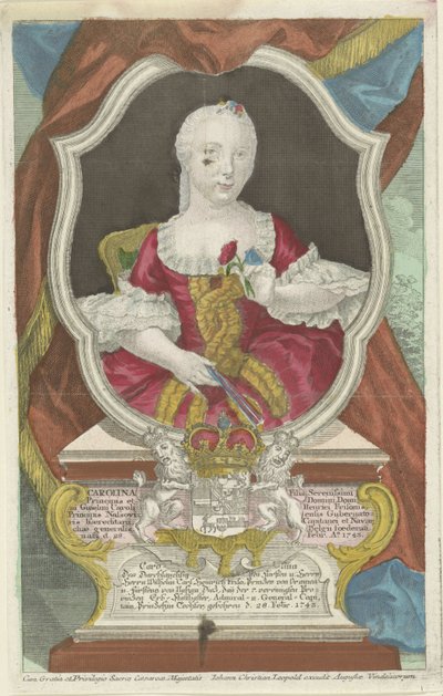 Portrait de Carolina, princesse d