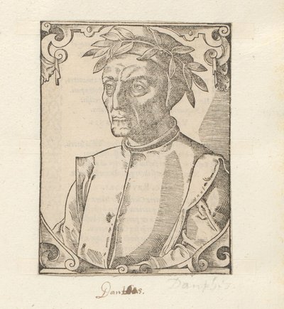 Portrait de Dante Alighieri - Anonymous