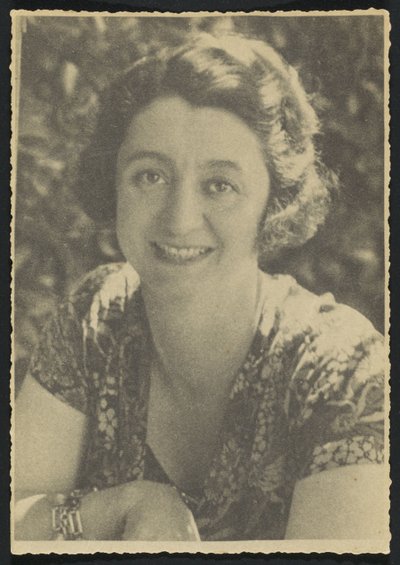 Portrait de Denise Vande Velde-Borgeaud, propriétaire d