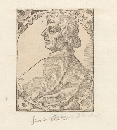 Portrait de Flavio Biondo - Anonymous