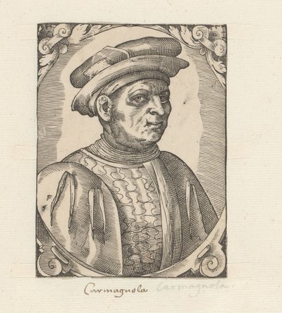 Portrait de Francesco Bussone da Carmagnola - Anonymous