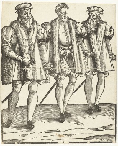 Portrait de Gaspard, François et Odet de Coligny - Anonymous