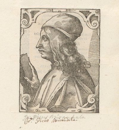 Portrait de Giovanni Pico della Mirandola - Anonymous