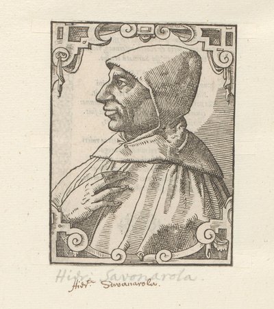 Portrait de Girolamo Savonarola - Anonymous