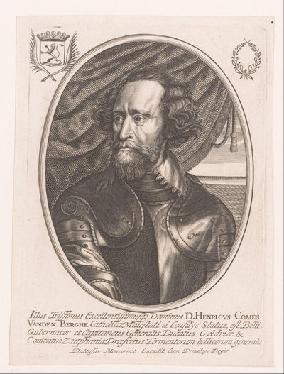 Portret van Hendrik van den Bergh - Anonymous