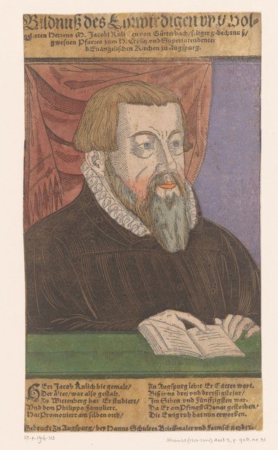 Portrait de Jacob Ruelich - Anonymous