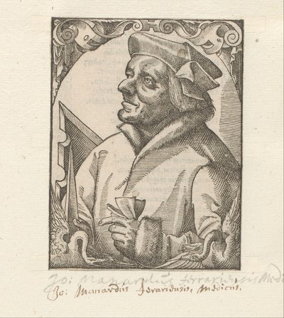Portrait de Johannes Manardi - Anonymous
