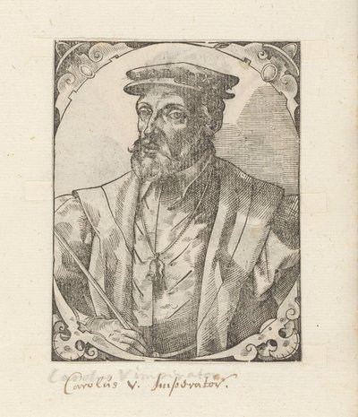 Portrait de Charles Quint de Habsbourg - Anonymous