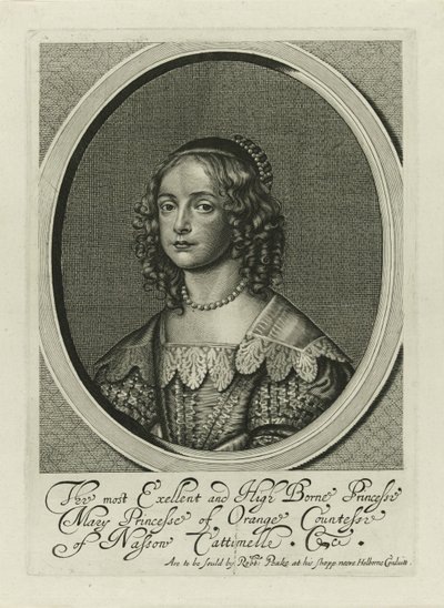 Portrait de Maria Henrietta Stuart - Anonymous