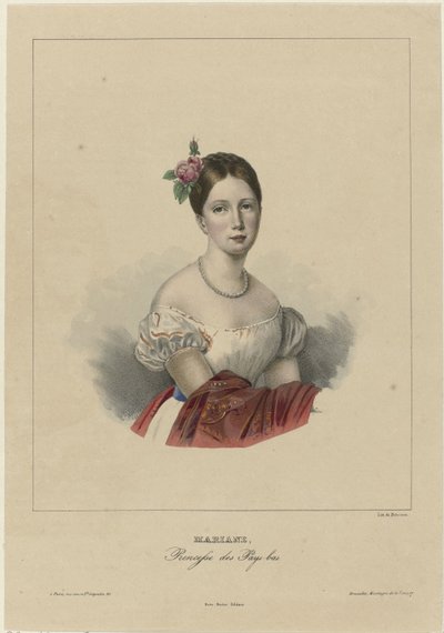 Portrait de Marianne, princesse des Pays-Bas - Anonymous