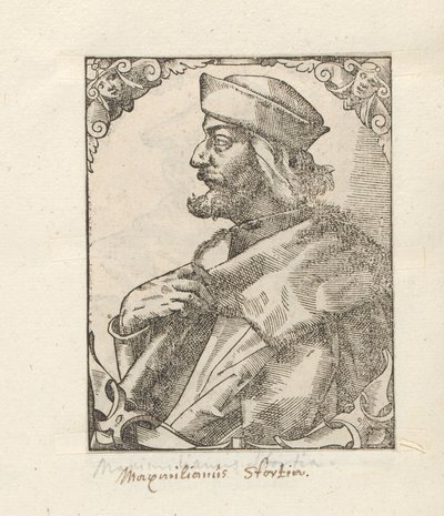 Portrait de Maximilien Sforza - Anonymous