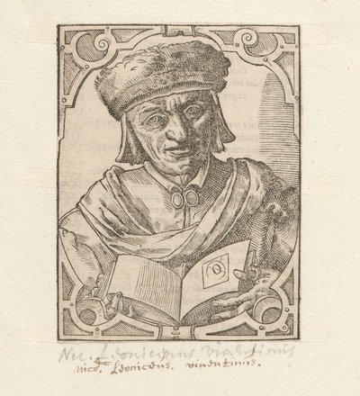Portrait de Niccolò Leoniceno - Anonymous
