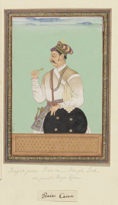 Portrait de Raja Karan, ancien vizir d